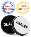 2 boutons aveugles pour le poker