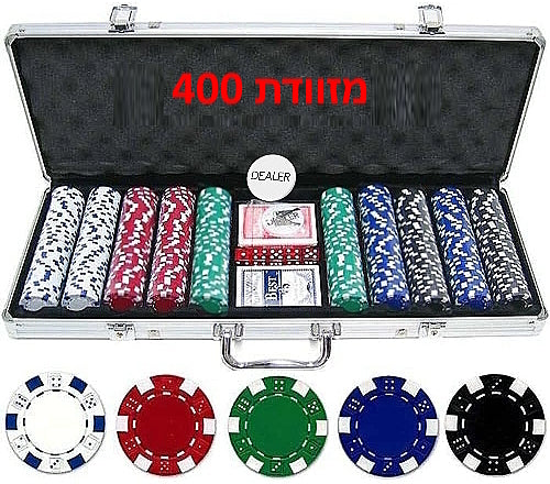 Coffret de poker 400 dés 11,5 grammes 