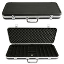 Valise vide en ABS noir pour 500 jetons