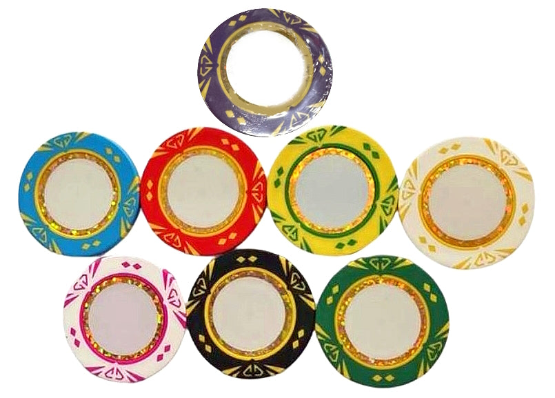 ז'יטון חלק מונטה קרלו חימר DIAMOND (₪1.8 ליחידה)