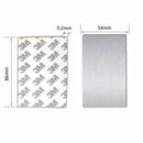 Canette en aluminium avec autocollant