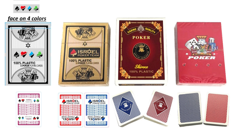 קלפים לפוקר שירוקו קומבו (4 י"ח)