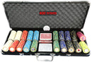 Valise de poker en argile de marque 400 