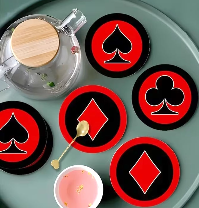 Dessous de verre fantaisie en silicone pour tasses