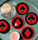 6 תחתיות עץ מהודרות לכוסות