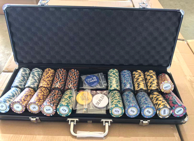 ערכת פוקר 500 מונטה קרלו 3 TONE חימר 14 גרם