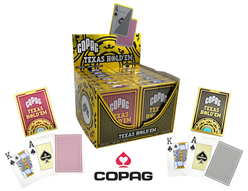 קלפים פלסטיק קופג טקסס הולדם COPAG