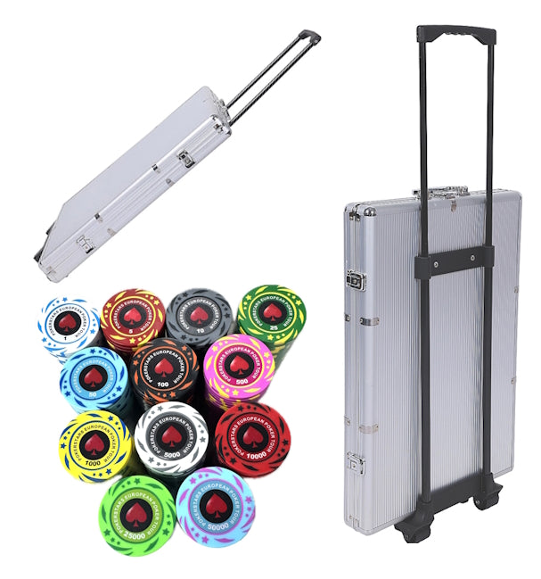Valise de poker EPT 1000 