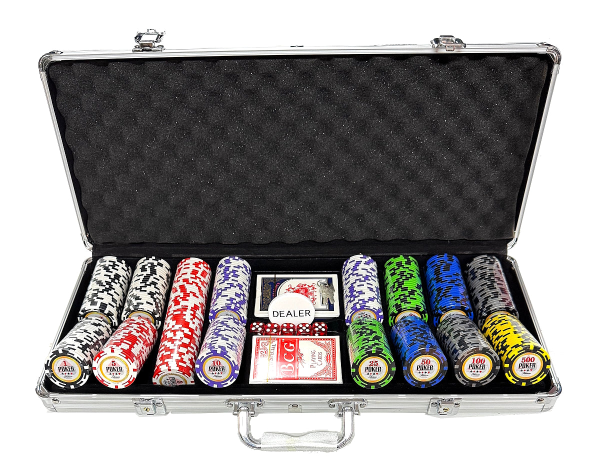 Coffret de poker 400 pièces en argile IPT 14 