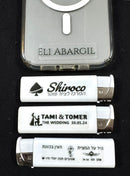 מדבקות מלבניות בהדפס שחור (10 י"ח)