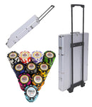 Coffret de poker 1000 pièces en terre battue IPT 14 