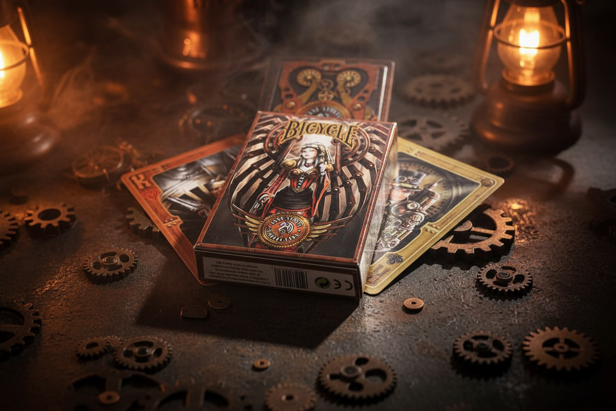 קלפי בייסיקל Anne Stokes Steampunk – חפיסת קלפים סטימפאנק מקצועית לפוקר ומשחקי קלפים