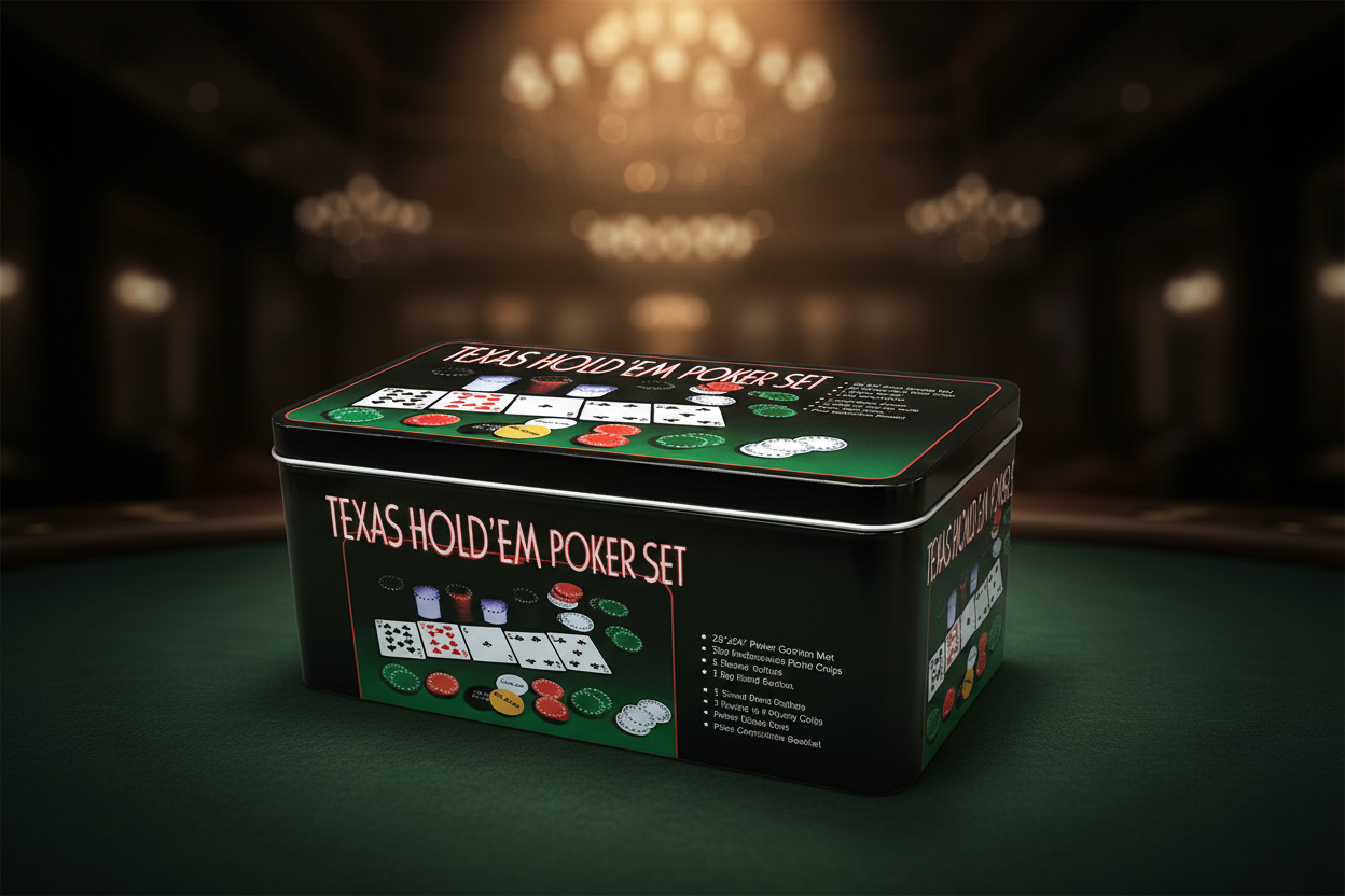 קופסת Texas Hold'em - אווירת קזינו