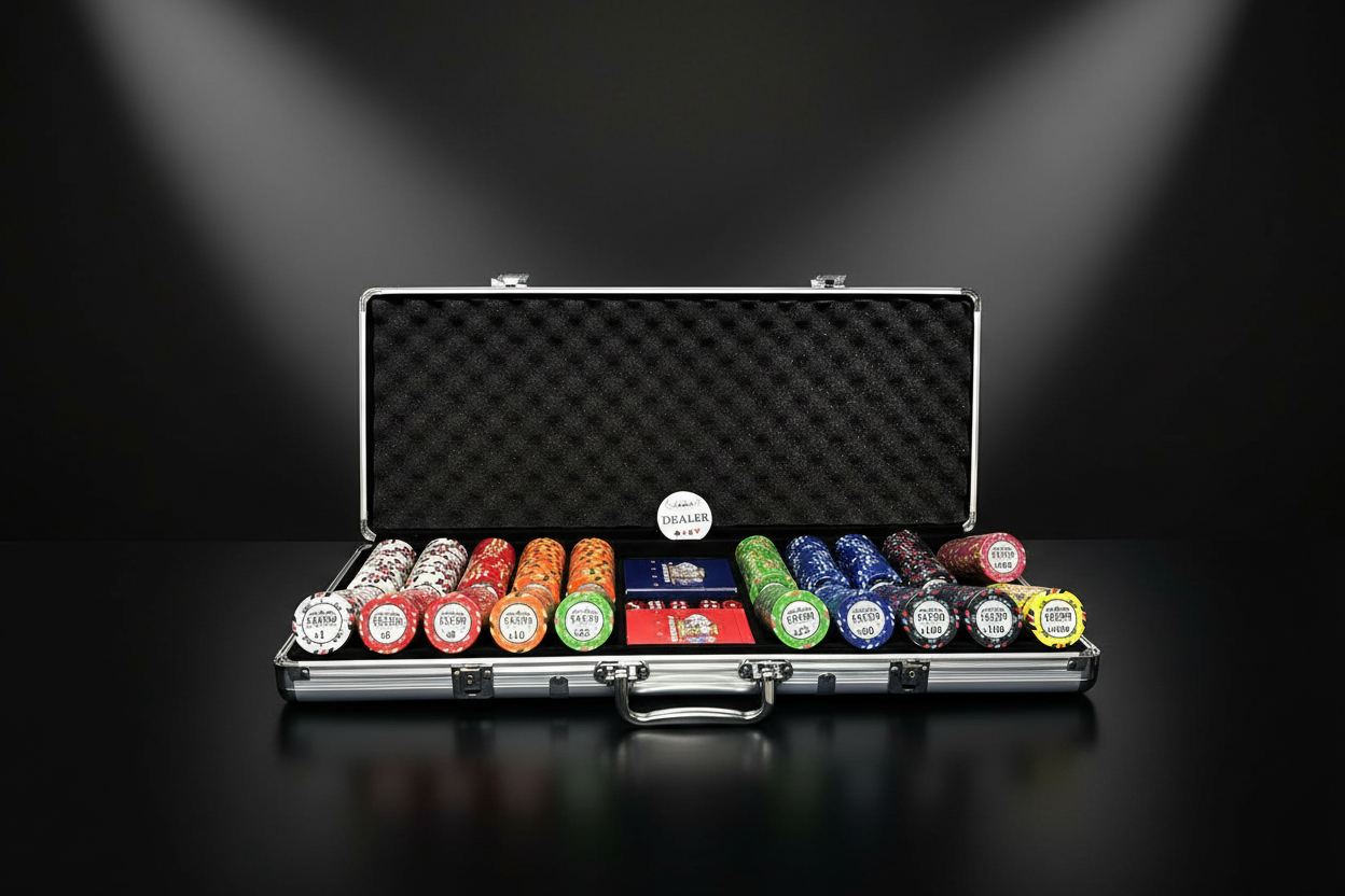 סט ציפים פוקר קזינו סטודיו