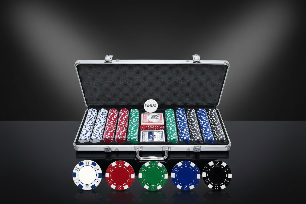 סט ציפים פוקר קלאסי סטודיו