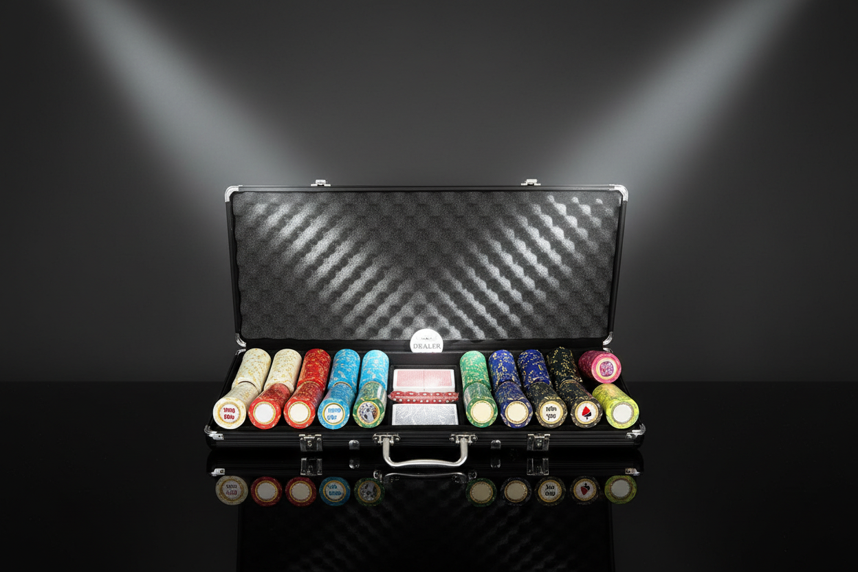 סט ציפים פוקר מותאם אישית סטודיו