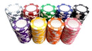 MOON poker chips in a variety of colors (₪1 per unit)