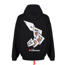 Black SPADE Poker Hoodie in a selection of models