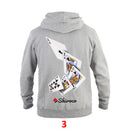 SPADE gray poker hoodie in a selection of models
