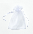 Sacs en organza blanc