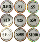 Autocollants PVC (à l'unité) pour puces