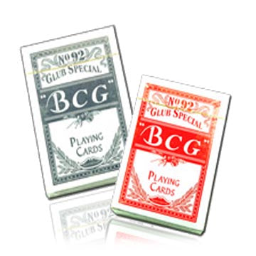 קלפים פשוטים BCG קלאסיים לפוקר
