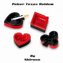 Cendrier de poker avec cartes à motifs