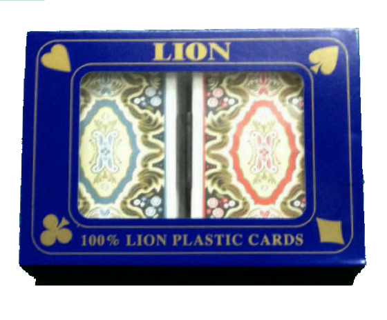 קלפים מודיאנו למשחקי רמי ברידג' איכות (זוג)