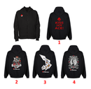 Black SPADE Poker Hoodie in a selection of models