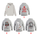 SPADE gray poker hoodie in a selection of models